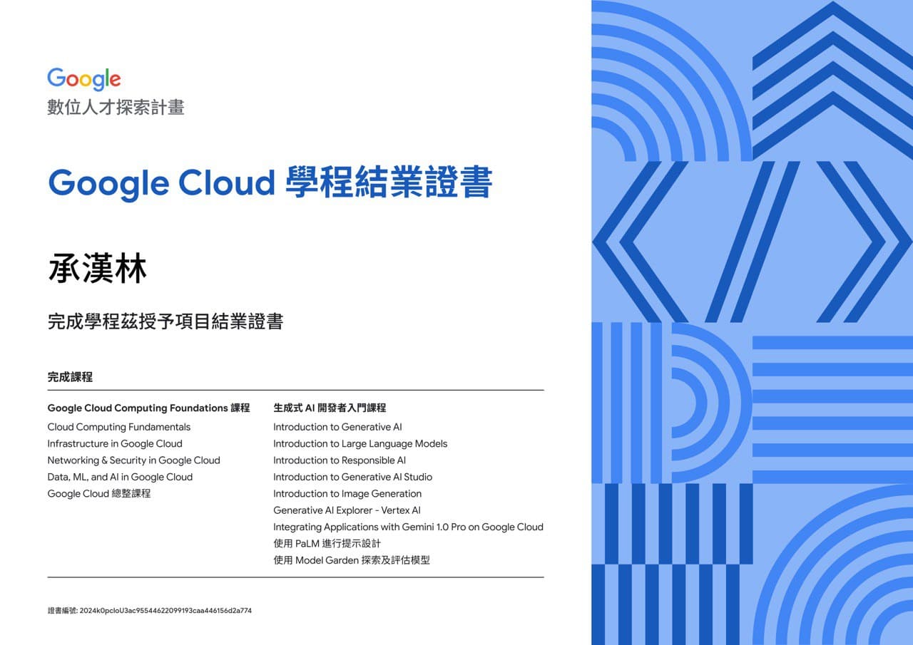 Google Cloud Digital Talent Exploration